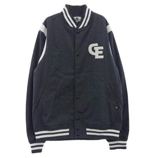 GOODENOUGH グッドイナフ GE-131003 BALL PARK JK GE コットン スタジャン 切り替 ブルゾン グレー系 L【中古】