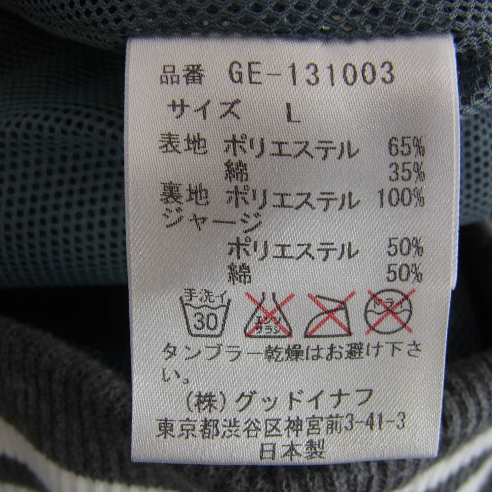 GOODENOUGH グッドイナフ GE-131003 BALL PARK JK GE コットン スタジャン 切り替 ブルゾン グレー系 L【中古】