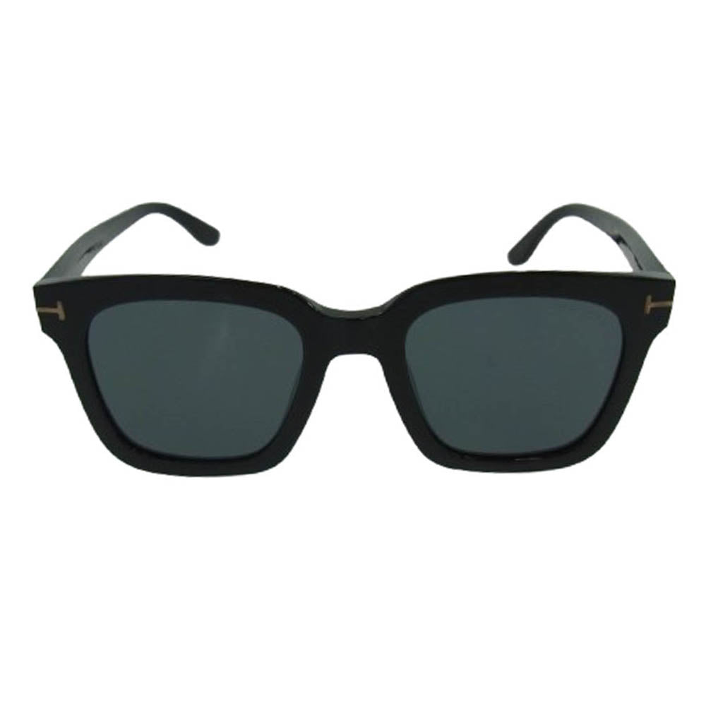 TOM FORD トムフォード TF803-K ウェリントン Tロゴ サングラス アイウェア ブラック系 55□23　145【中古】