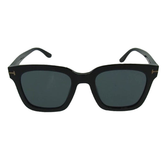TOM FORD トムフォード TF803-K ウェリントン Tロゴ サングラス アイウェア ブラック系 55□23　145【中古】