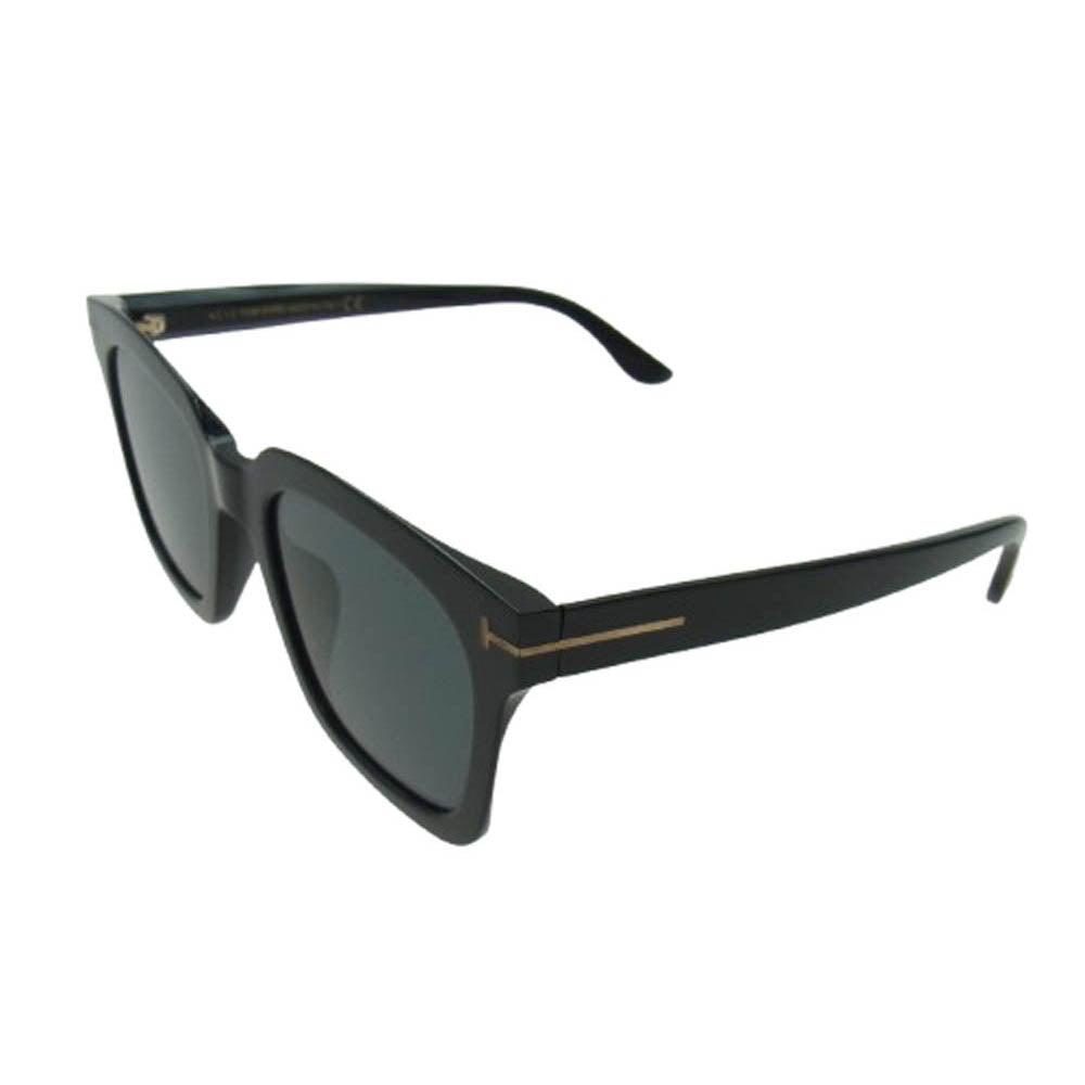 TOM FORD トムフォード TF803-K ウェリントン Tロゴ サングラス アイウェア ブラック系 55□23　145【中古】