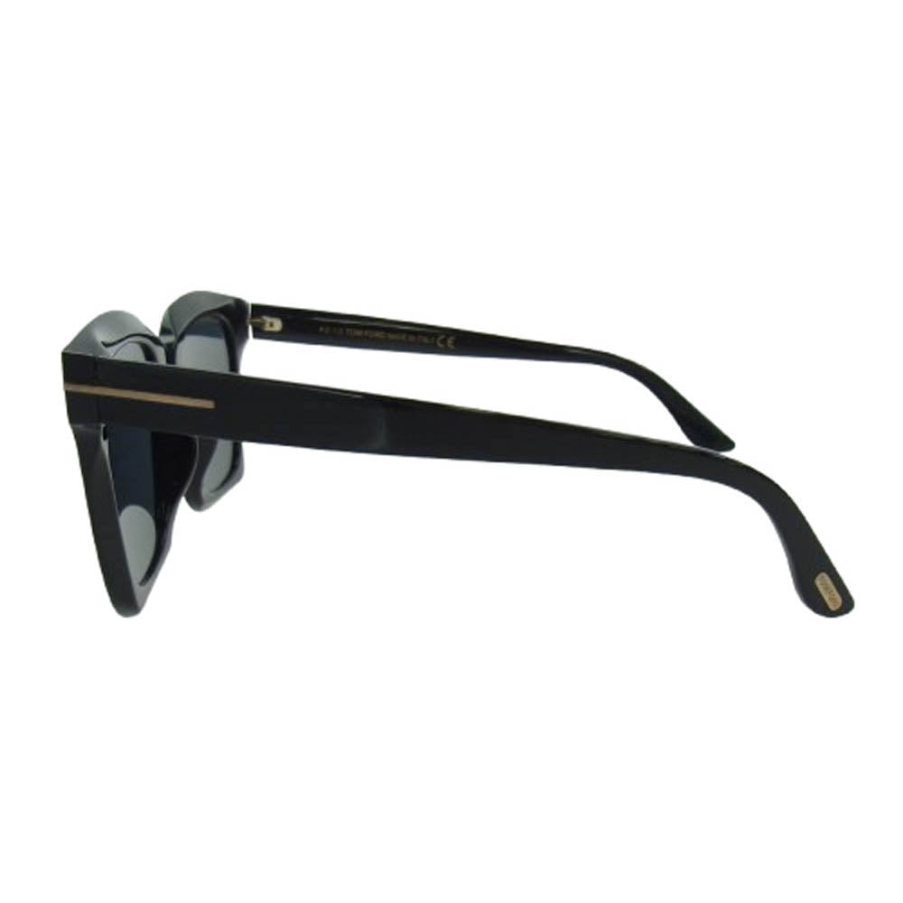 TOM FORD トムフォード TF803-K ウェリントン Tロゴ サングラス アイウェア ブラック系 55□23　145【中古】