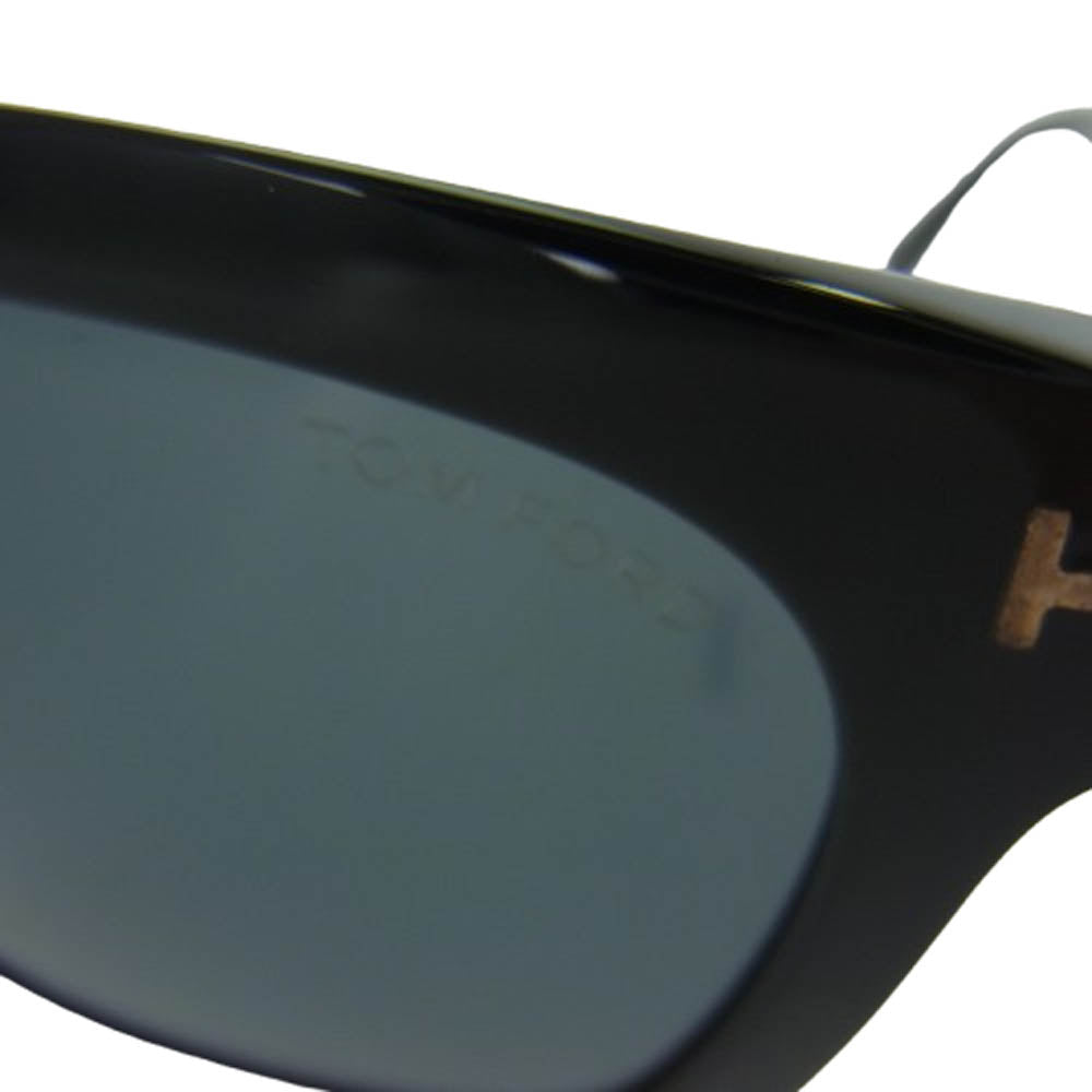 TOM FORD トムフォード TF803-K ウェリントン Tロゴ サングラス アイウェア ブラック系 55□23　145【中古】