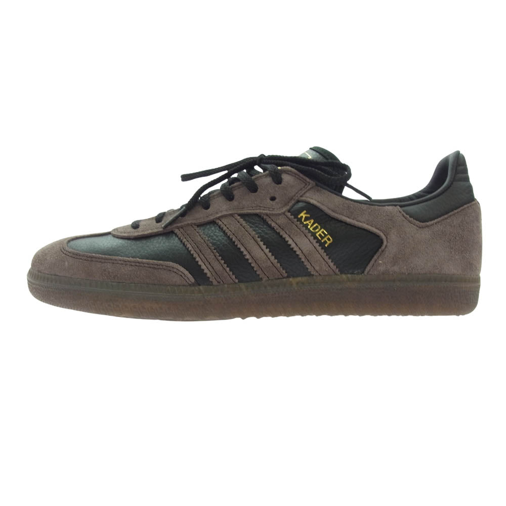 adidas アディダス IF9235 ×Kader Sylla Samba ADV Core Black Brown Gum ケイダー・シイラ サンバ ADV コアブラック ブラウン ガム ブラック系 ブラウン系 28.5cm【新古品】【未使用】【中古】