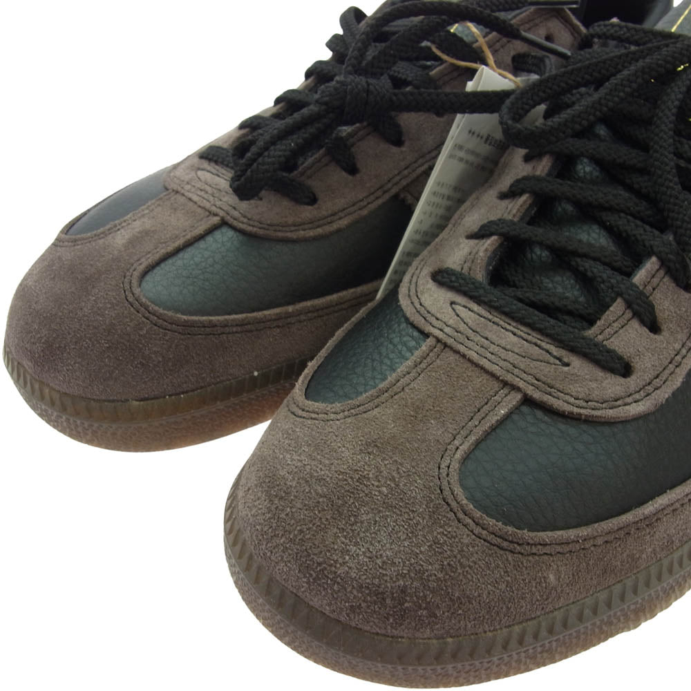 adidas アディダス IF9235 ×Kader Sylla Samba ADV Core Black Brown Gum ケイダー・シイラ サンバ ADV コアブラック ブラウン ガム ブラック系 ブラウン系 28.5cm【新古品】【未使用】【中古】