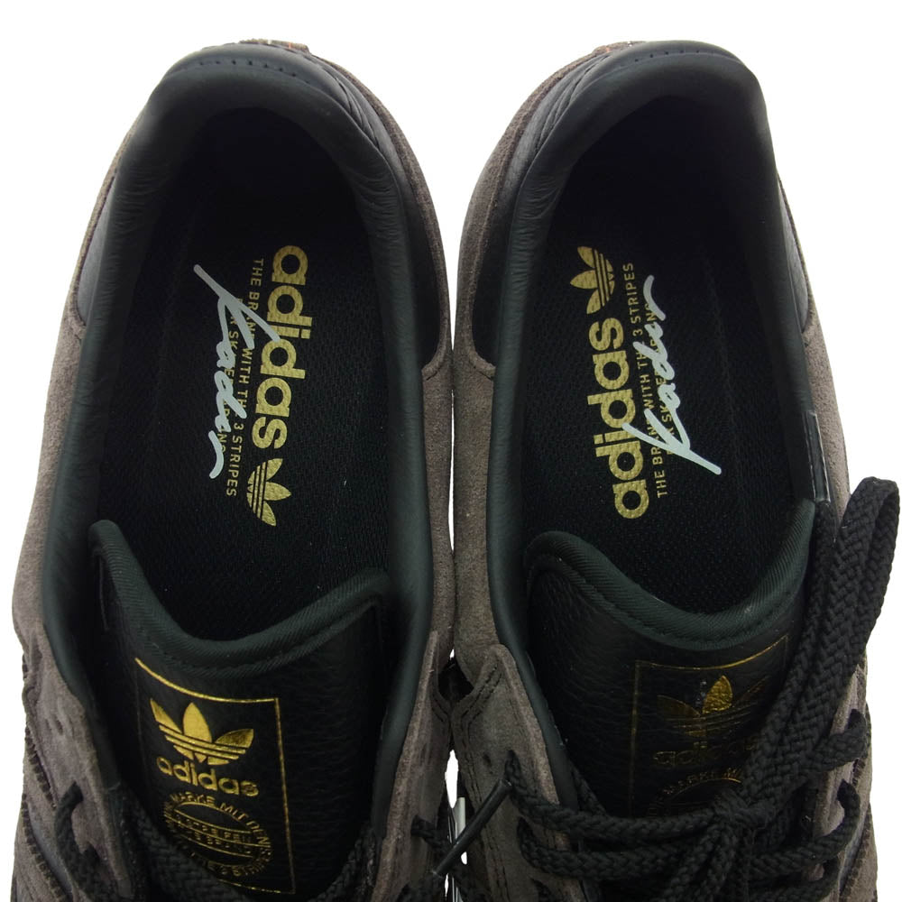 adidas アディダス IF9235 ×Kader Sylla Samba ADV Core Black Brown Gum ケイダー・シイラ サンバ ADV コアブラック ブラウン ガム ブラック系 ブラウン系 28.5cm【新古品】【未使用】【中古】