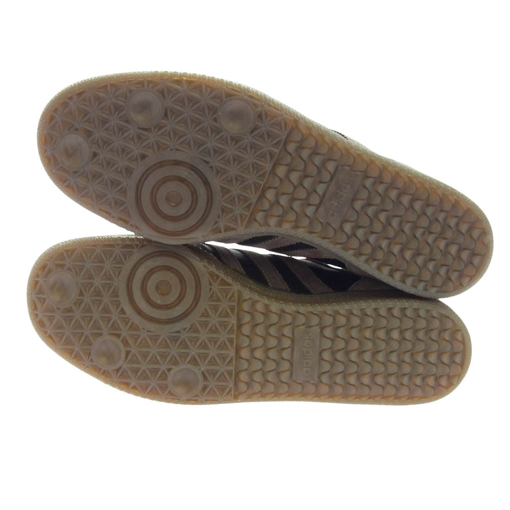 adidas アディダス IF9235 ×Kader Sylla Samba ADV Core Black Brown Gum ケイダー・シイラ サンバ ADV コアブラック ブラウン ガム ブラック系 ブラウン系 28.5cm【新古品】【未使用】【中古】