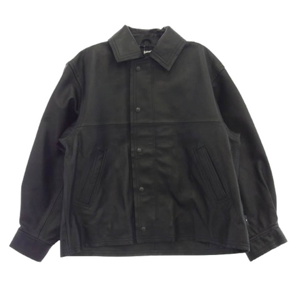 schott ショット A2839FJM408 × CONVERSE TOKYO LAMB LEATHER JACKET コンバース トウキョウ ラム レザー ジャケット ブラック系 3【極上美品】【中古】