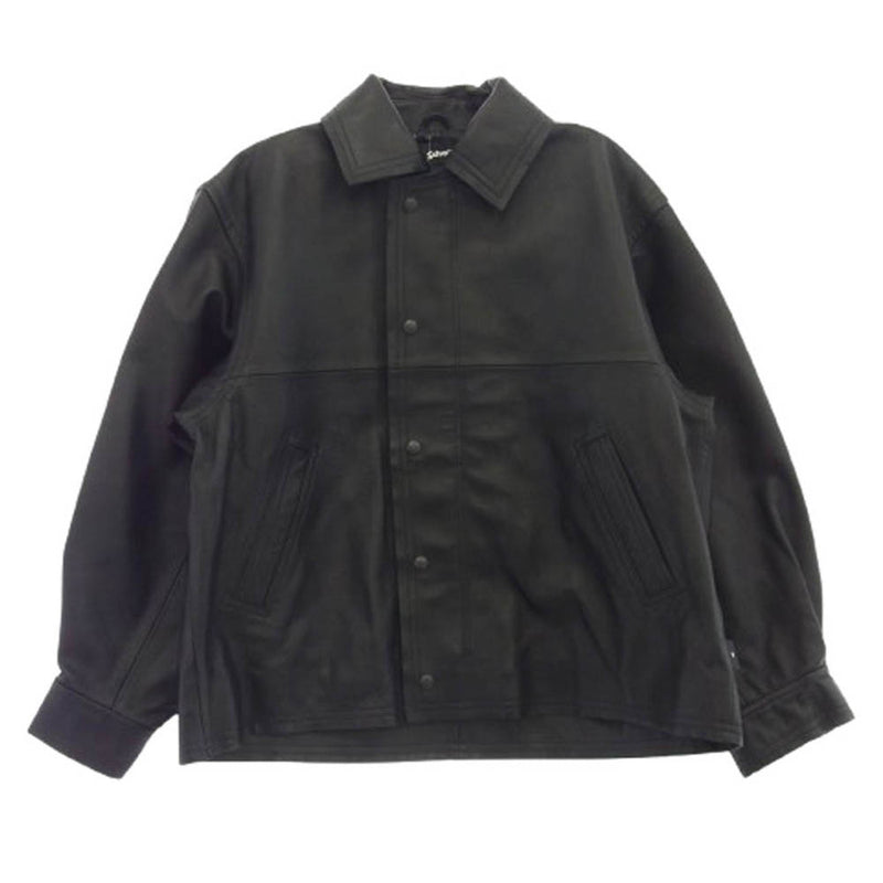 schott ショット A2839FJM408 × CONVERSE TOKYO LAMB LEATHER JACKET コンバース トウキョウ ラム レザー ジャケット ブラック系 3【極上美品】【中古】