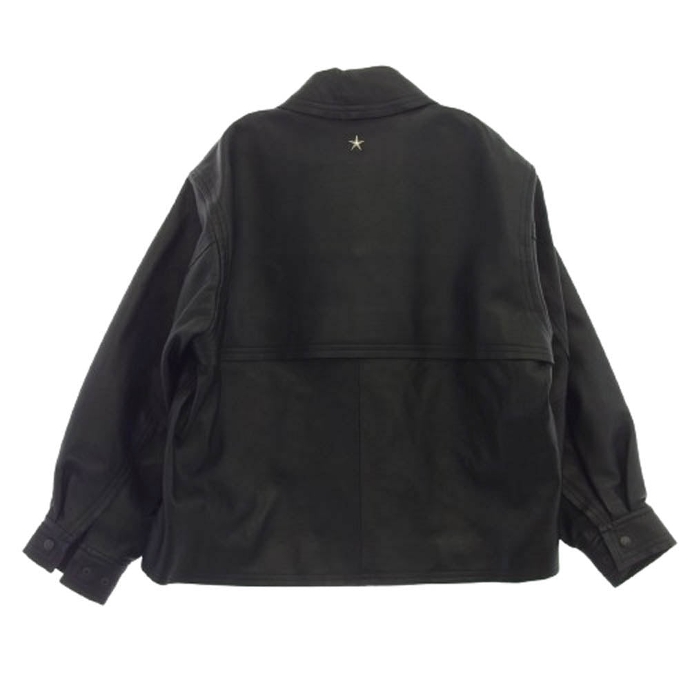 schott ショット シングル ライダースジャケット ブラック系 36【中古