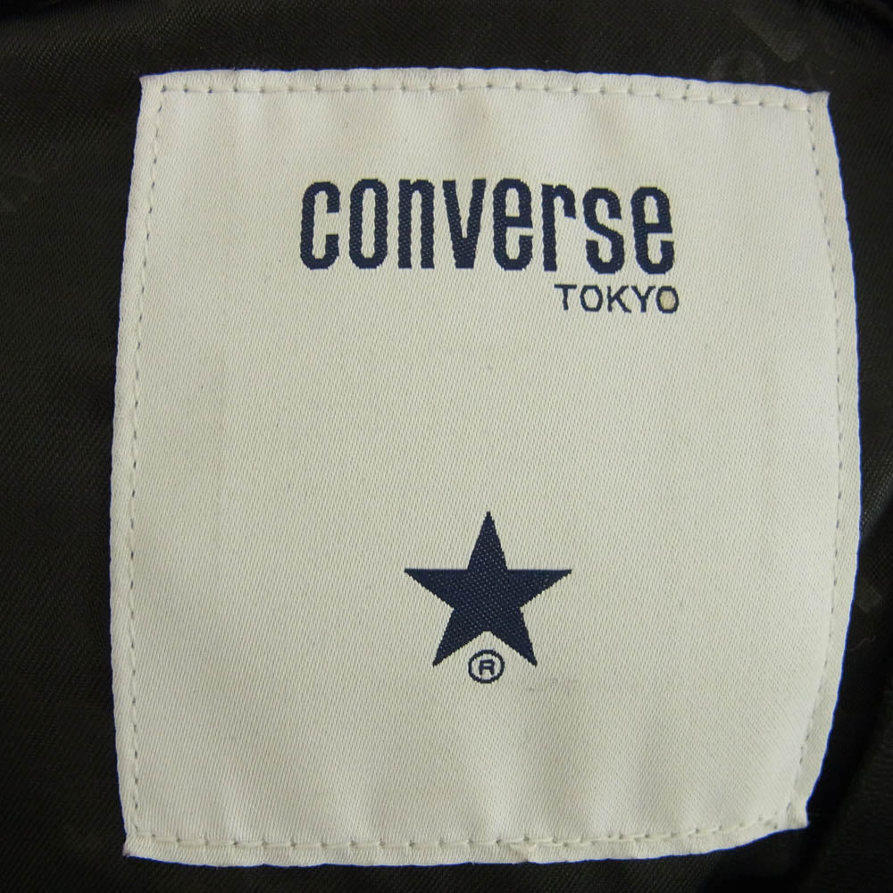 schott ショット A2839FJM408 × CONVERSE TOKYO LAMB LEATHER JACKET コンバース トウキョウ ラム レザー ジャケット ブラック系 3【極上美品】【中古】