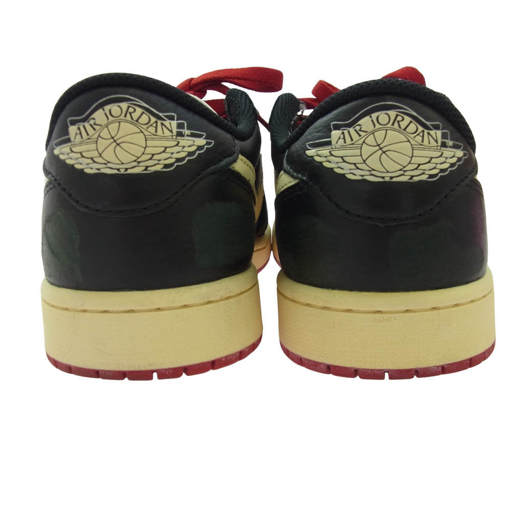 NIKE AIR JORDAN ナイキ ジョーダン IB8958-001 × Nigel Sylvester ナイジェルシルベスター Air Jordan 1 Retro Low OG Better With Time AJ1 エアジョーダン ロー スニーカー ブラック系 27cm【中古】
