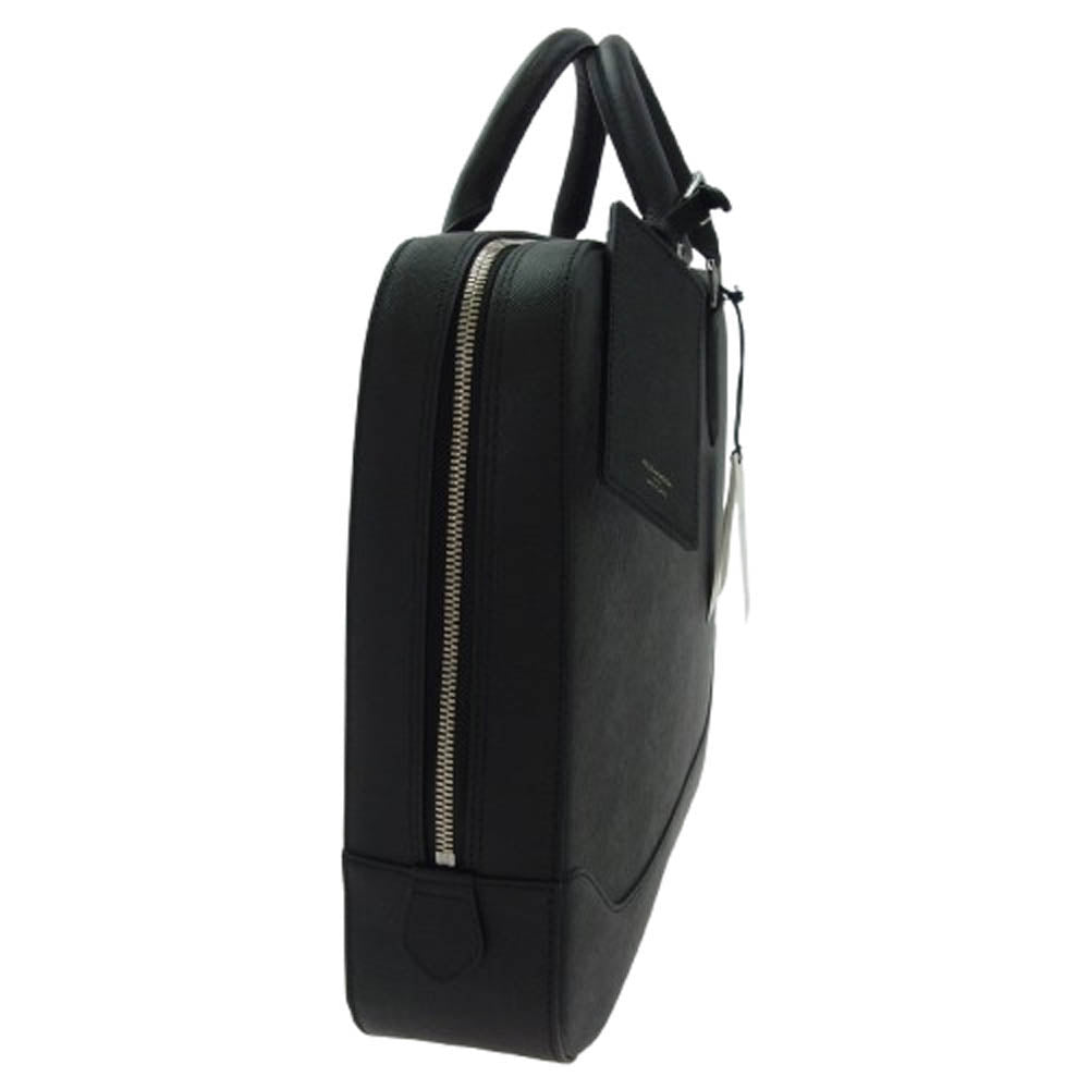 PELLE MORBIDA ペッレモルビダ PMO-CA018 Capitano キャピターノ スリム ブリ―ス ケース レザー ビジネス バッグ ブラック系【新古品】【未使用】【中古】