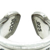 CHROME HEARTS クロムハーツ（原本有） LG SCROLL LABEL ラージ スクロールラベル リング シルバー系 23号【中古】