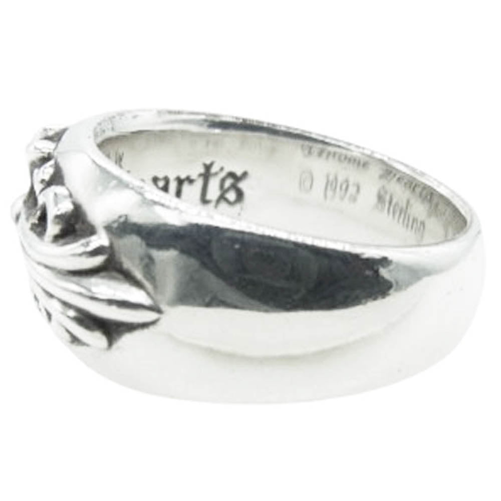 CHROME HEARTS クロムハーツ（原本有） FLRL CRS フローラルクロス リング シルバー系 25.5号【中古】