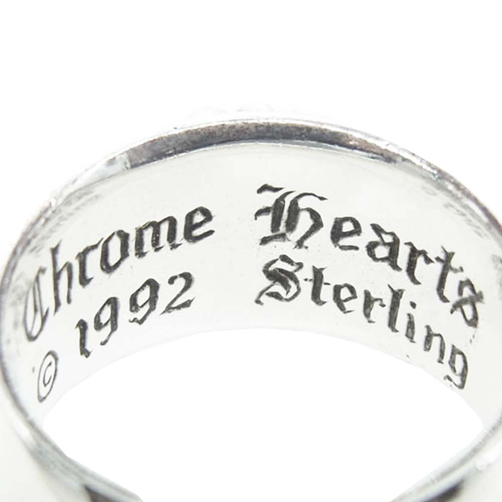 CHROME HEARTS クロムハーツ（原本有） FLRL CRS フローラルクロス リング シルバー系 25.5号【中古】