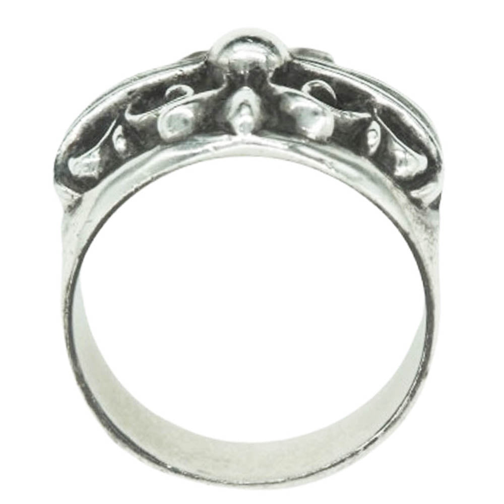 CHROME HEARTS クロムハーツ（原本無） KEEPER RING キーパーリング シルバー系 24号【中古】