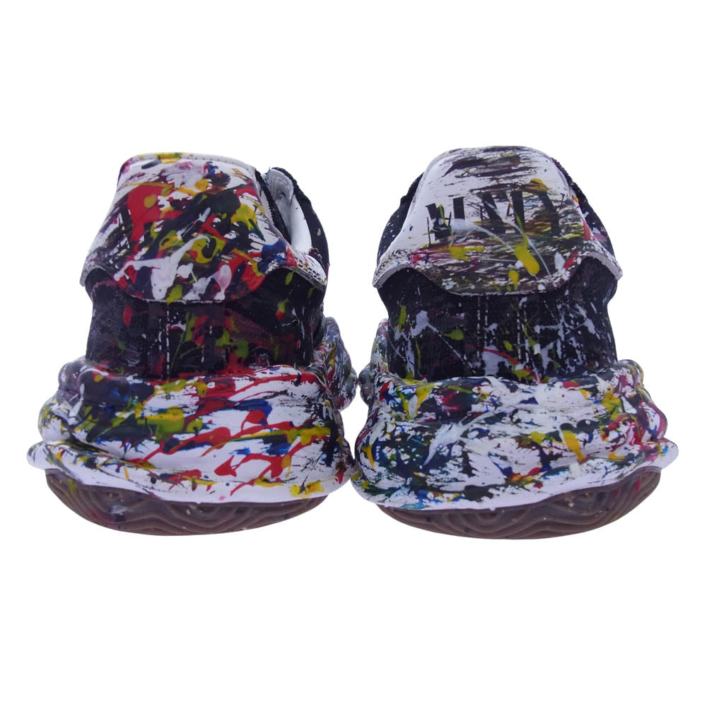 Maison MIHARA YASUHIRO メゾンミハラヤスヒロ A14FW738 BLAKEY OG Sole Sputtering Paint Canvas Low-top Sneaker ブレイキー ペイント ローカット スニーカー ブラック系 マルチカラー系 37【新古品】【未使用】【中古】