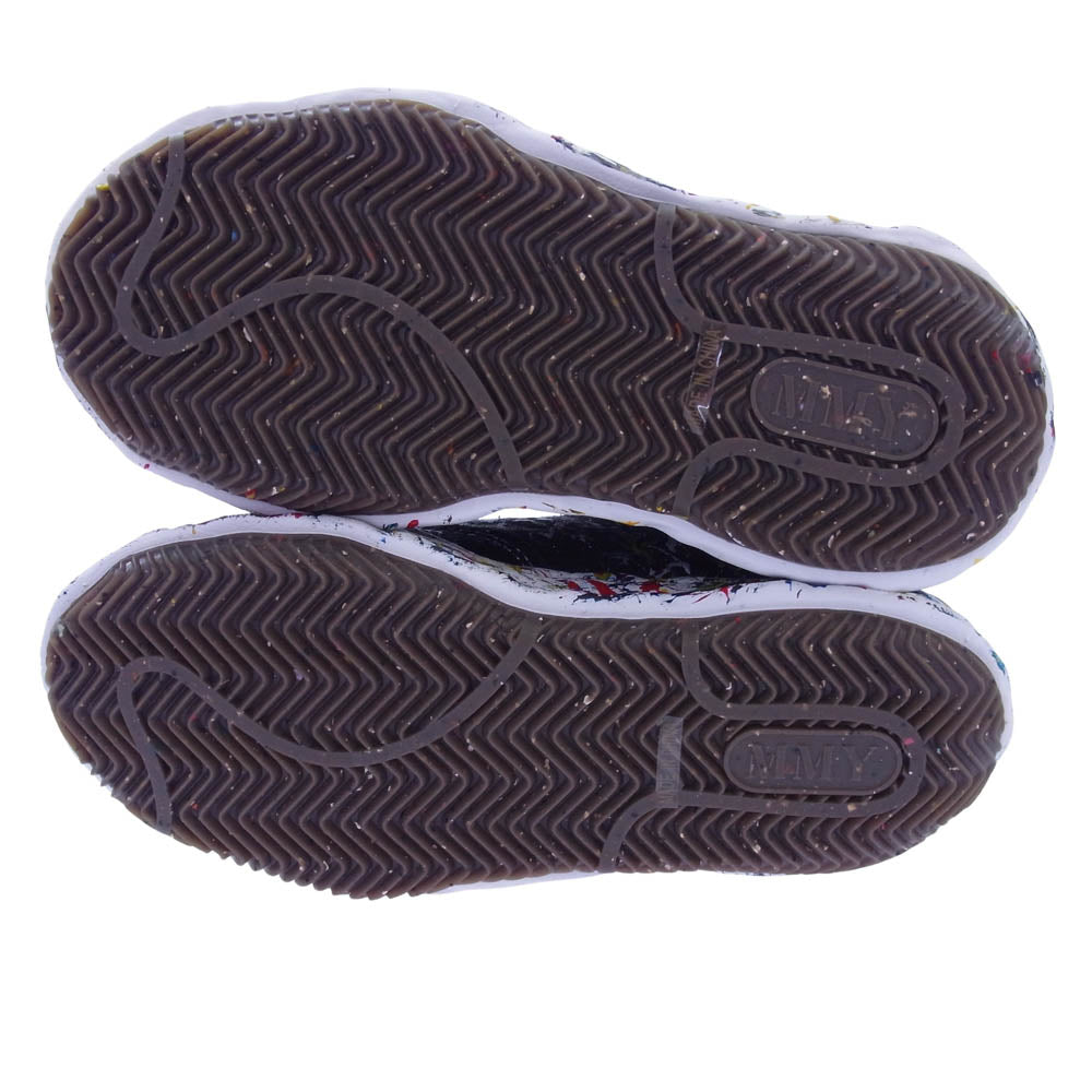 Maison MIHARA YASUHIRO メゾンミハラヤスヒロ A14FW738 BLAKEY OG Sole Sputtering Paint Canvas Low-top Sneaker ブレイキー ペイント ローカット スニーカー ブラック系 マルチカラー系 37【新古品】【未使用】【中古】