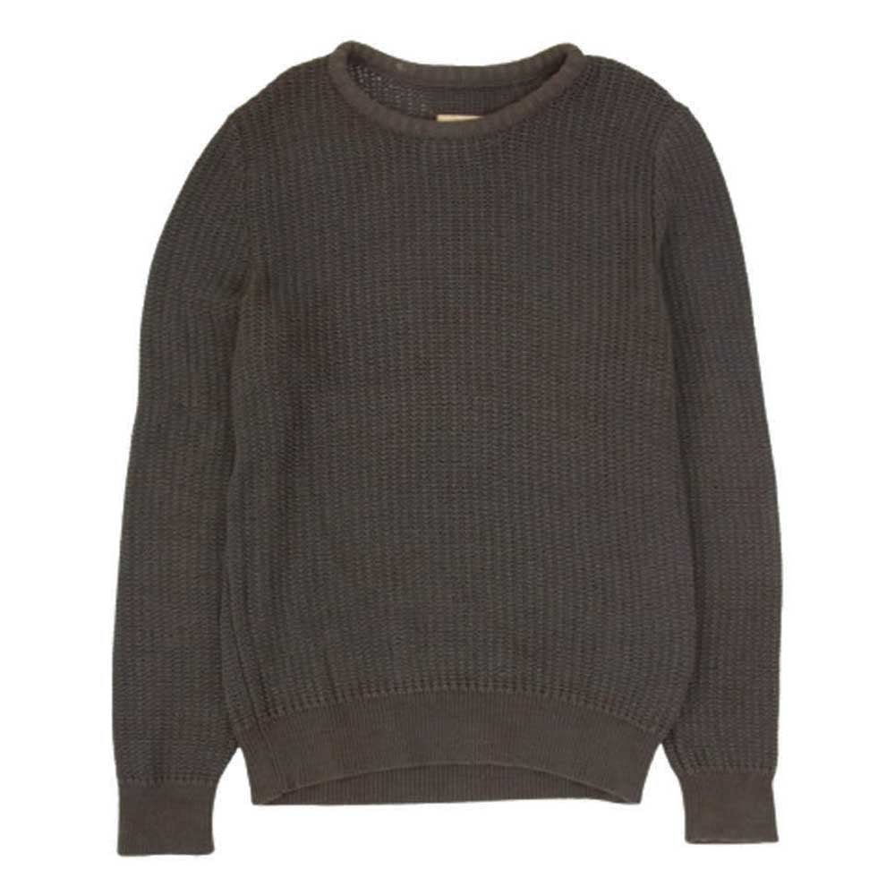 MAISON MARGIELA メゾンマルジェラ S30HA0844 10ライン 4つタグ ダメージ加工 ローゲージニット セーター グレー系 L【中古】