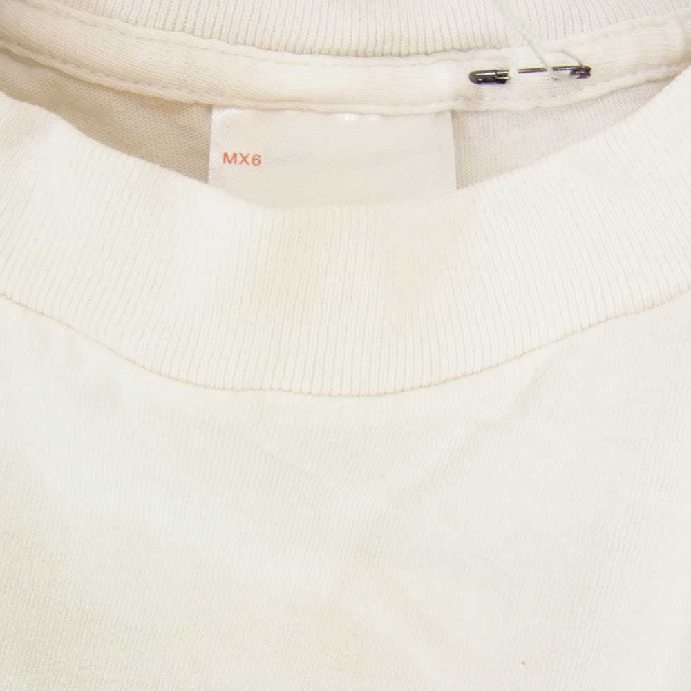 SAINT MICHAEL セントマイケル SM-HR3-0000-026 SS TEE INSANE 半袖Ｔシャツ ホワイト系 XL【新古品】【未使用】【中古】