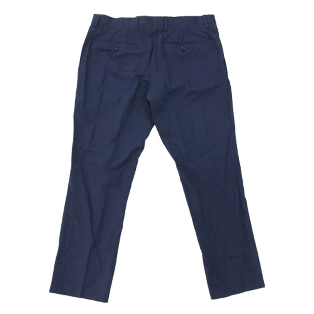 LARDINI ラルディーニ BO-412 イタリア製 ブートニエール付 3Bジャケット パンツ セットアップ スーツ ロゴ入りハンガー付 ネイビー系 48【中古】