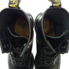 Dr.Martens ドクターマーチン 8ホール イエロー ステッチ レザー ハイカット ブーツ ブラック系 UK9【中古】