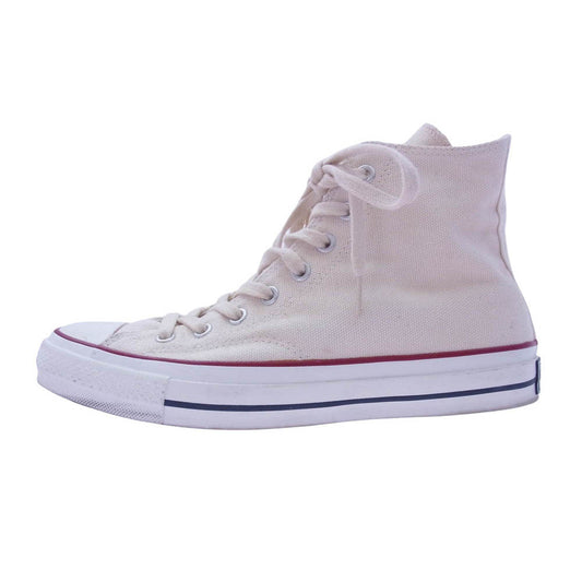 CONVERSE コンバース CHUCK TAYLOR アディクト チャックテイラー ハイカット スニーカー オフホワイト系 27.5cm【中古】