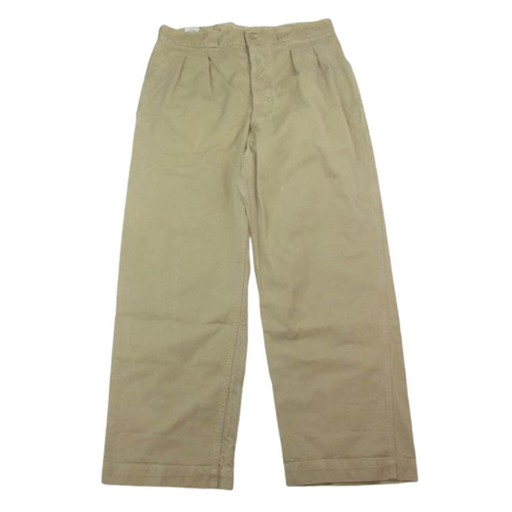 フランス軍 M-52 ヴィンテージ ツータック チノトラウザー Lフランス軍
