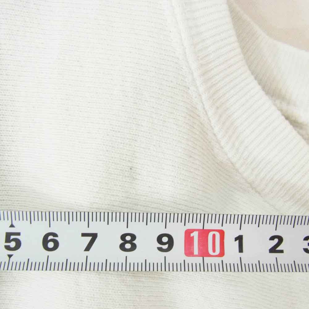 Champion チャンピオン vintage Reverse Weave 刺繍 タグ USA製 リバース ウィーブ スウェット ホワイト系 XL【中古】