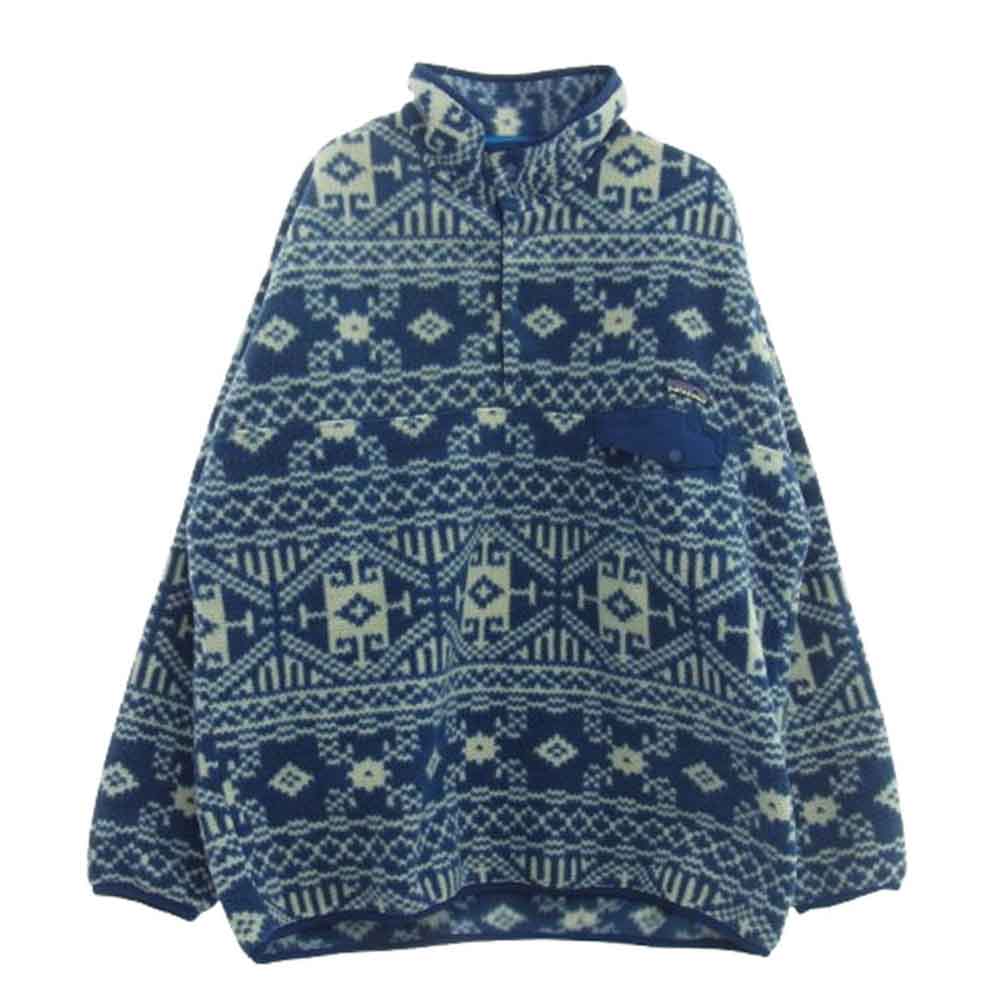 patagonia パタゴニア 11AW 25450 SYNCHILLA シンチラ スナップT プルオーバー フリース ブルゾン ブルー系 XL【中古】