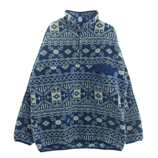 patagonia パタゴニア 11AW 25450 SYNCHILLA シンチラ スナップT プルオーバー フリース ブルゾン ブルー系 XL【中古】