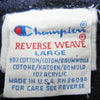 Champion チャンピオン vintage Reverse Weave 刺繍 タグ USA製 リバース ウィーブ プルオーバー パーカー ネイビー系 L【中古】