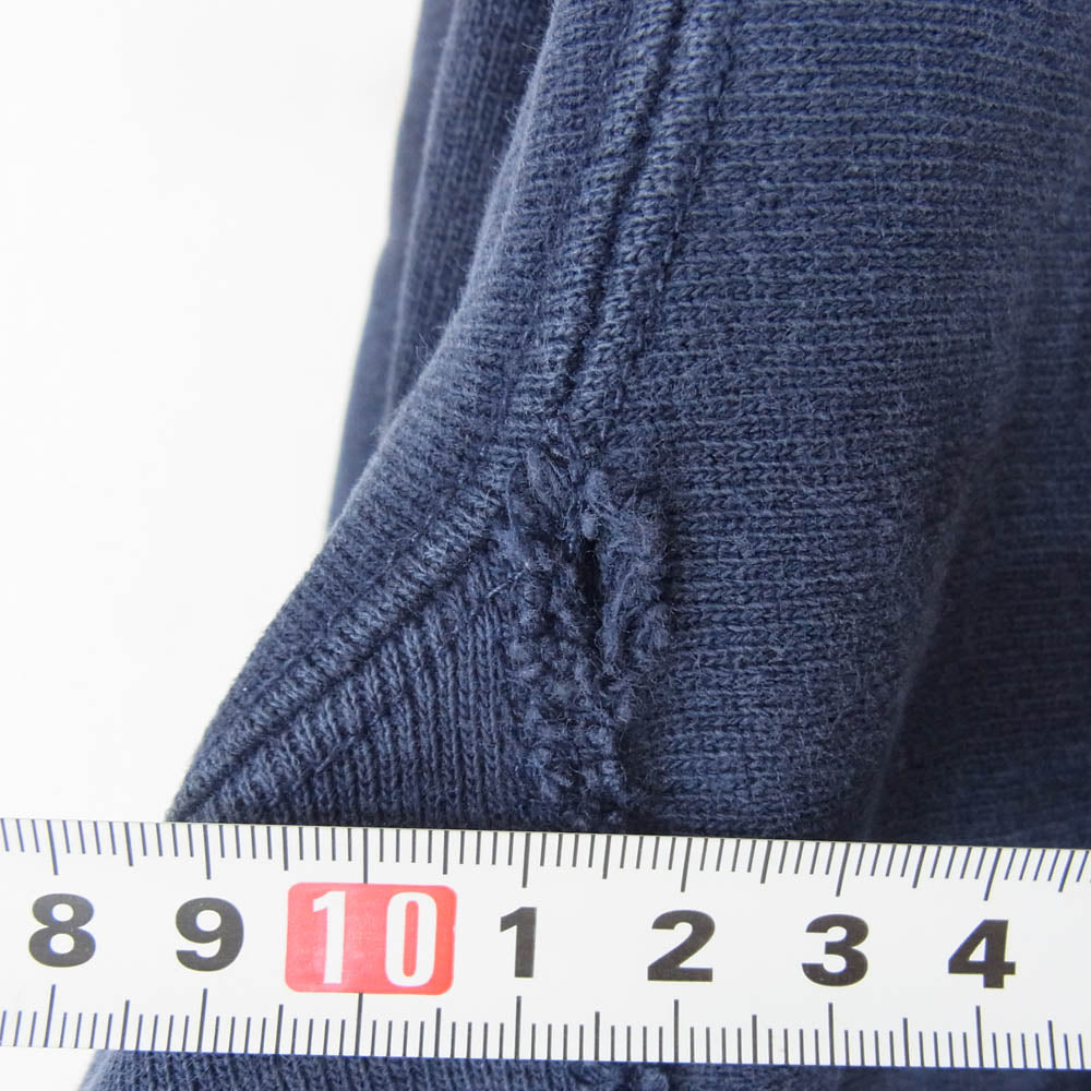 Champion チャンピオン vintage Reverse Weave 刺繍 タグ USA製 リバース ウィーブ プルオーバー パーカー ネイビー系 L【中古】