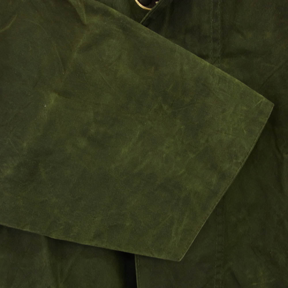 Barbour バブアー 3ワラント イングランド製 BEAUFORT ビューフォート オイルド ジャケット カーキ系 C44/112CM【中古】