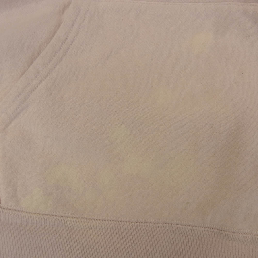 Supreme シュプリーム 17AW Embossed Logo Hooded Sweat Shirt エンボスロゴ フーデッド スウェットシャツ フーディ パーカー ピンク系 L【中古】