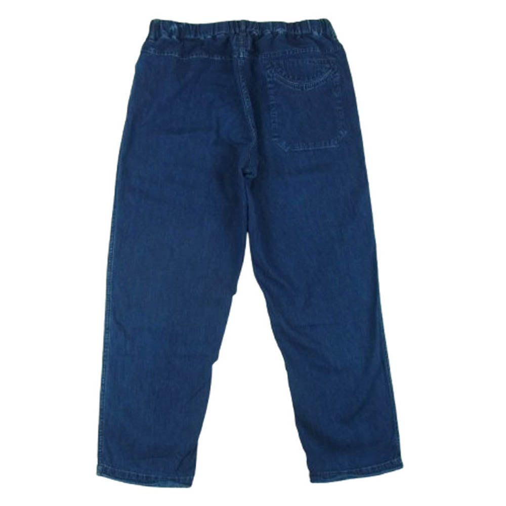 POST OVERALLS ポストオーバーオールズ 3319-8DI E-Z Chinois De Luxe Pants デラックス デニム ウォッシュ イージー パンツ インディゴブルー系 L【中古】