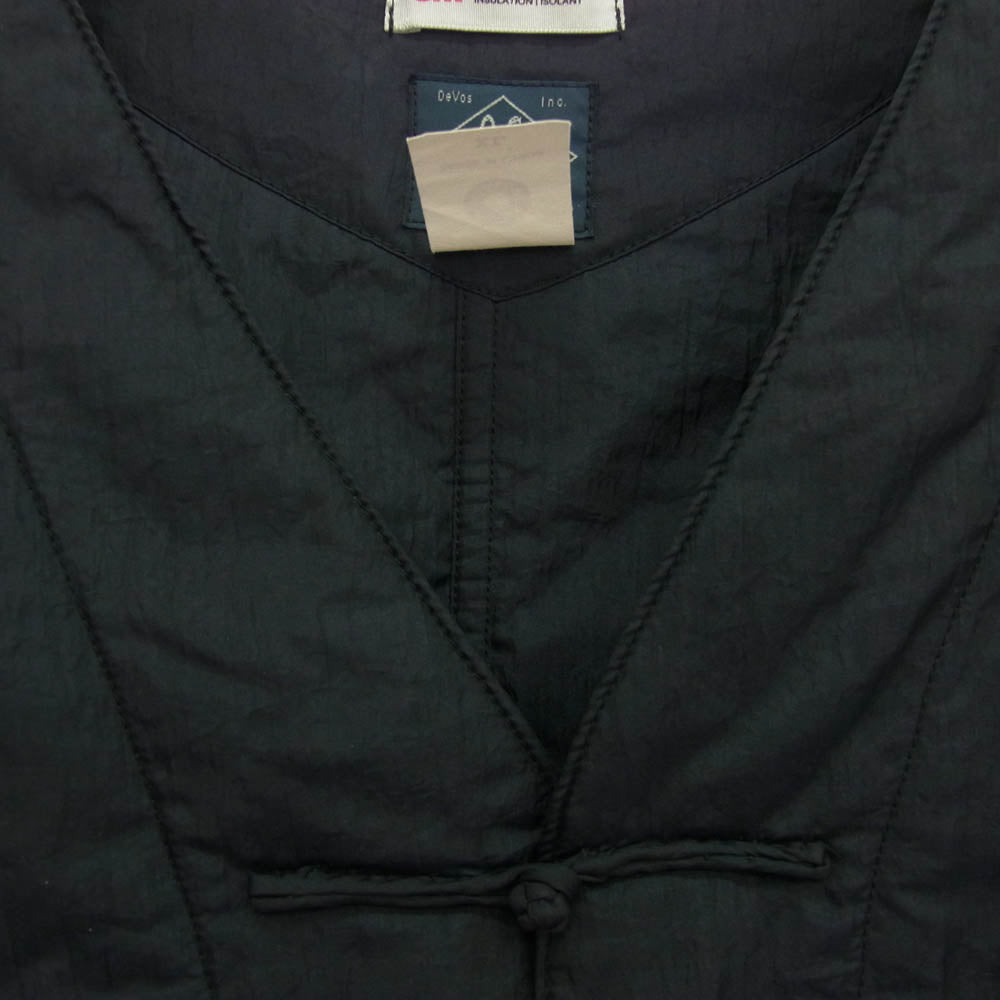 POST OVERALLS ポストオーバーオールズ 3109B-CTN POST Chinois DV crinkle taffeta w シンサレートジャケット ダークネイビー系 XL【中古】