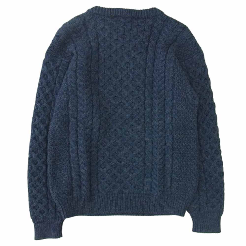 L.L.Bean エルエルビーン Vintage 70s～80s ブロック体 ローゲージ ニット ネイビー系 S【中古】