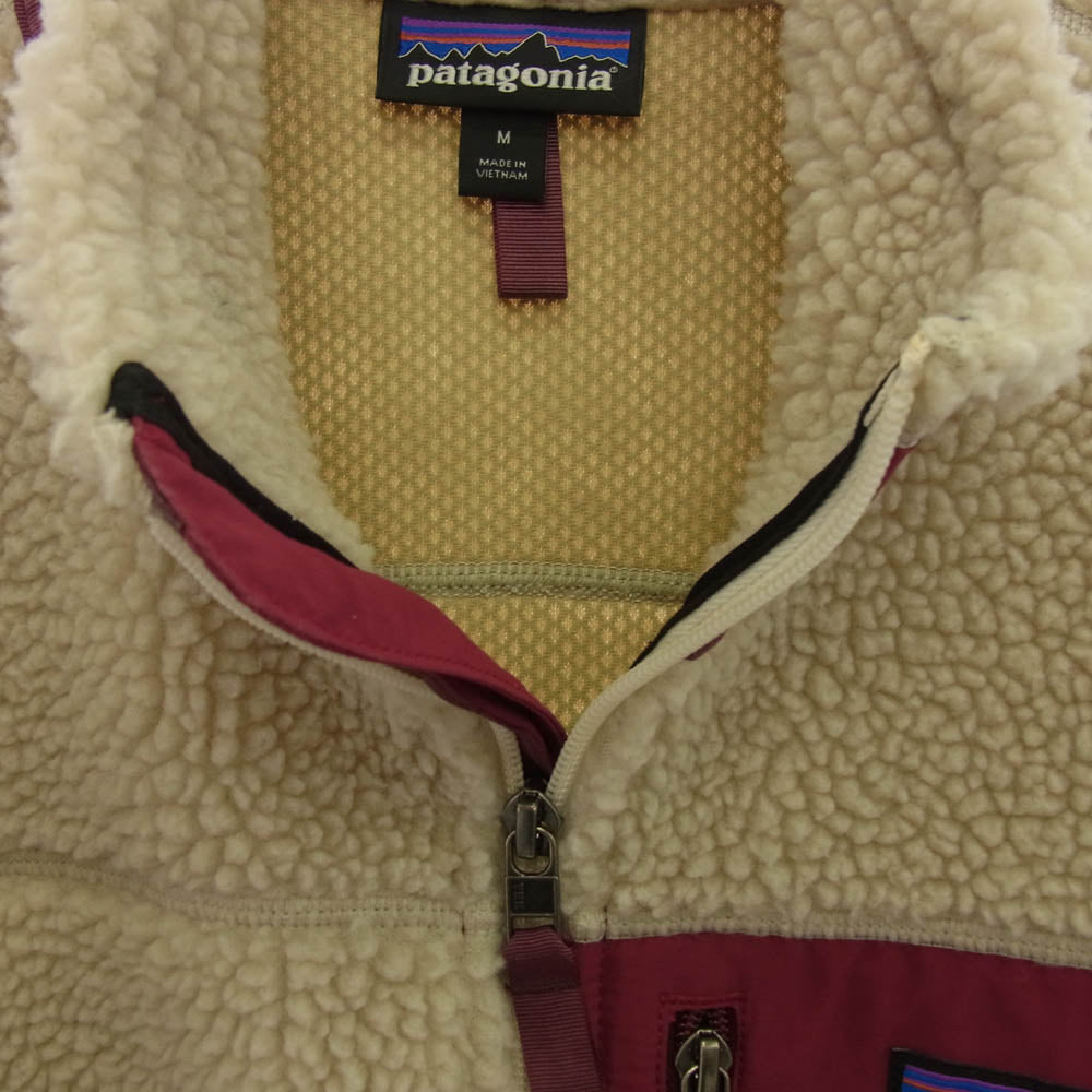 patagonia パタゴニア STY23074FA18 Classic Retro-X Jacket クラシック レトロ X フリース ジャケット ベージュ系 M【中古】