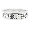 CHROME HEARTS クロムハーツ（原本無） 6mm SPACER FOREVER スペーサー フォーエバー リング シルバー系 24号【中古】