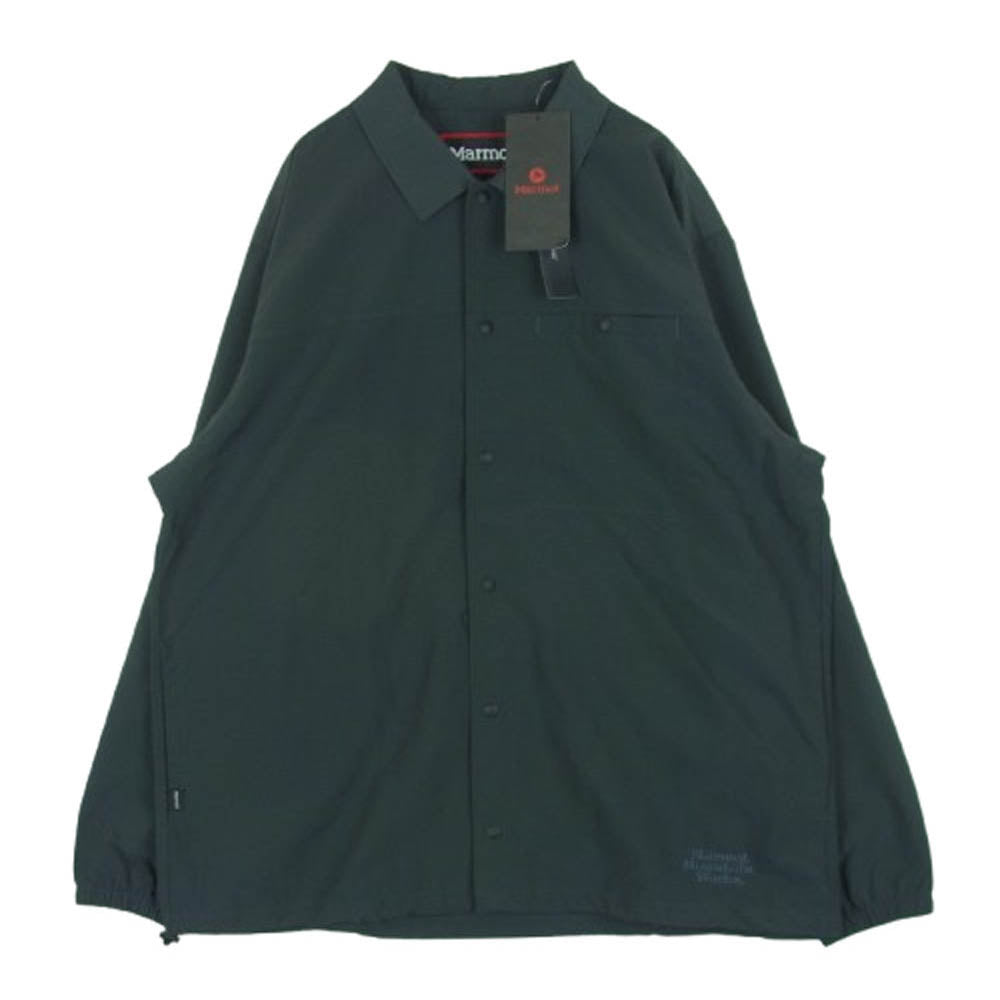 MARMOT マーモット MTSS25MJK341DR URBAN RESEARCH DOORS別注 ナイロン コーチ ジャケット チャコール系 CHARCOAL XL【新古品】【未使用】【中古】
