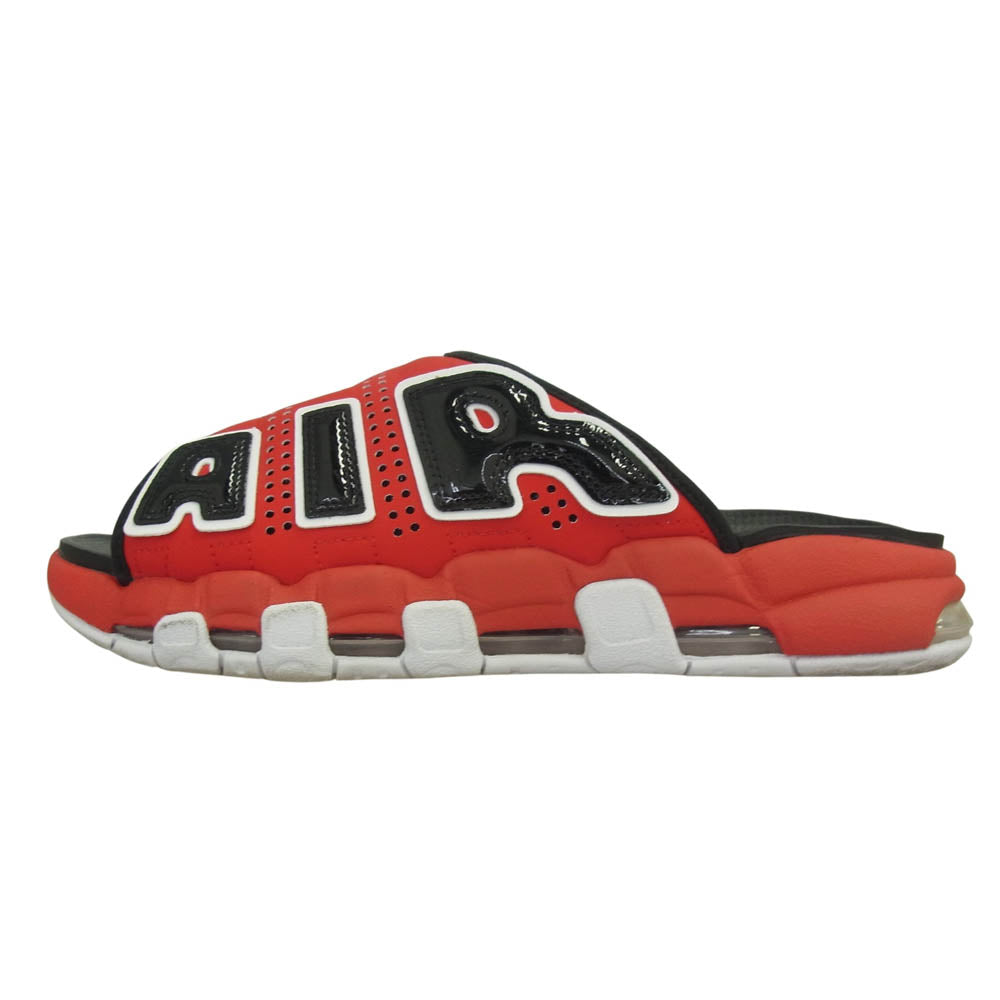 NIKE ナイキ FJ6036-600 Air More Uptempo Slide University Red エアモアアップテンポ モアテン スライド サンダル ブラック系 レッド系 28cm【中古】
