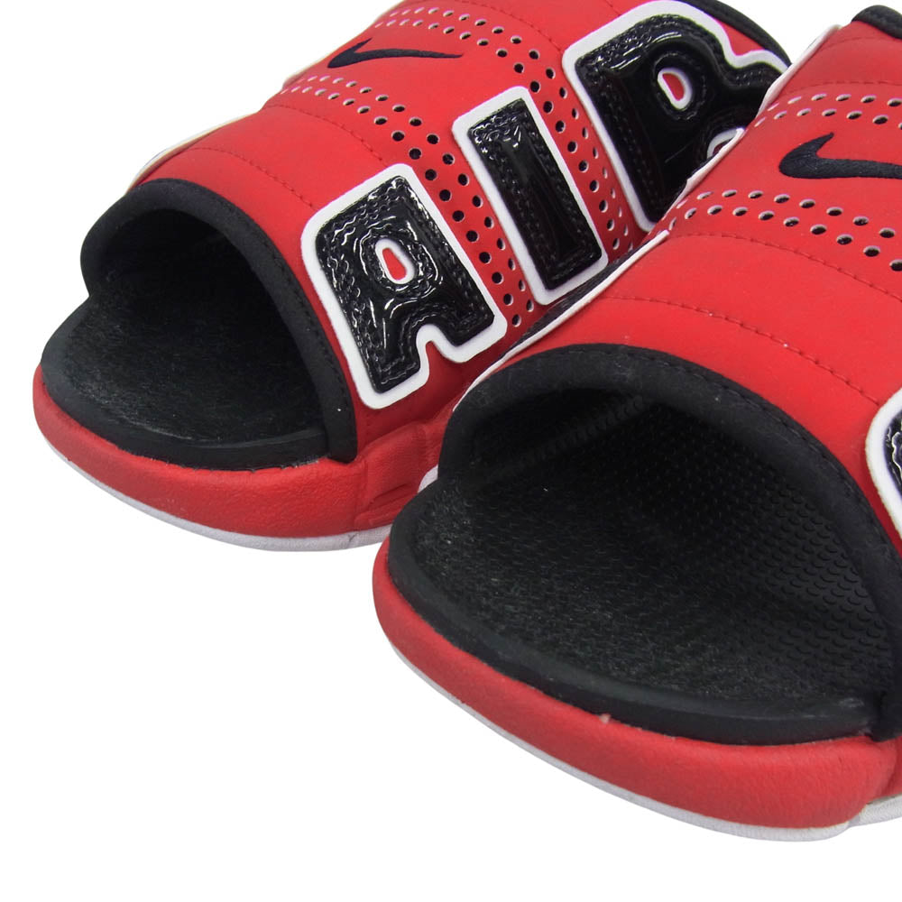 NIKE ナイキ FJ6036-600 Air More Uptempo Slide University Red エアモアアップテンポ モアテン スライド サンダル ブラック系 レッド系 28cm【中古】