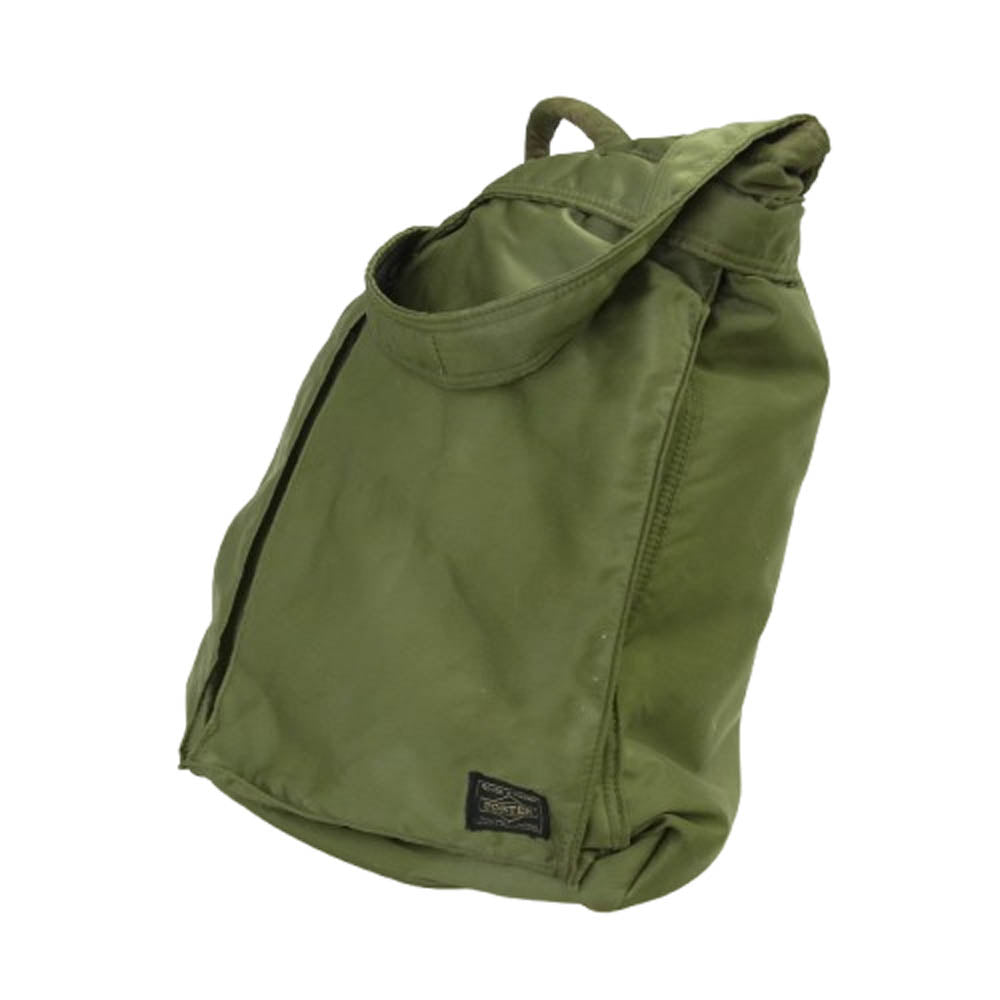 PORTER ポーター 2WAY HELMET BAG ヘルメット ショルダー トート バッグ グリーン系【中古】