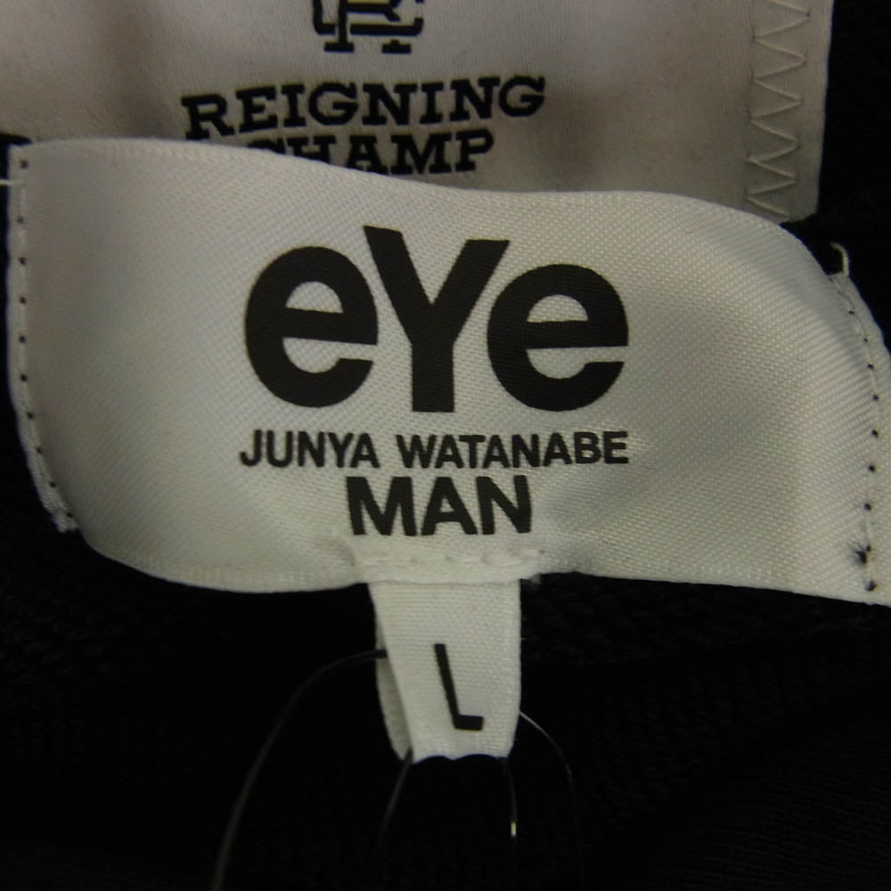 JUNYA WATANABE COMME des GARCONS MAN ジュンヤワタナベコムデギャルソンマン WO-T907-100 パッチワーク プルオーバー フーディー パーカー ブラック系 L【極上美品】【中古】