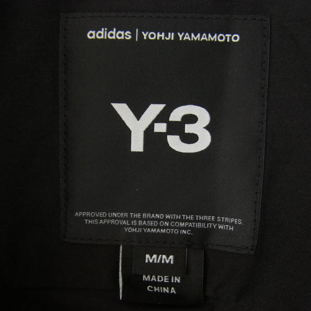 Y-3 Yohji Yamamoto ワイスリー ヨウジヤマモト JI7082 2-103 Pleated Pocket Shirt ポケット 長袖 シャツ ブラック系 M【極上美品】【中古】