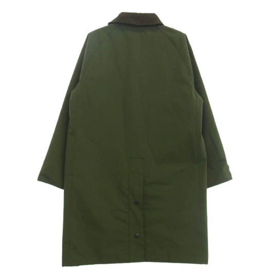 Barbour バブアー 1902191 NEW BURGHLEY JACKET ニューバレー ジャケット コート グリーン系 36【美品】【中古】