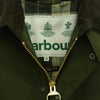 Barbour バブアー 1902191 NEW BURGHLEY JACKET ニューバレー ジャケット コート グリーン系 36【美品】【中古】