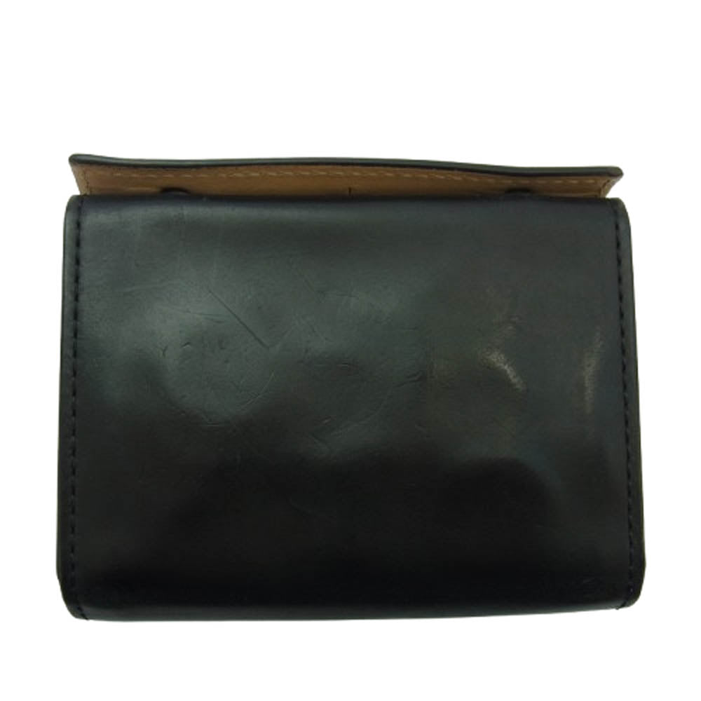 エムピウ millefoglie ミッレフォッリエ コードバン 財布 ウォレット ブラック系【中古】